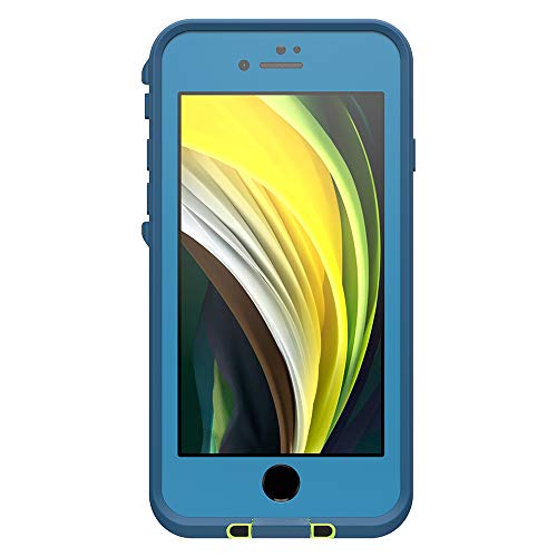 LifeProof FRĒ SERIES Waterproof Case for iPhone SE (2nd gen - 2020) and iPhone 8/7 (NOT PLUS) - Retail Packaging - BANZAI (COWABUNGA/WAVE CRASH/LONGBOARD)