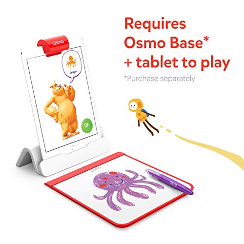 Osmo - Monster-Bring Real-life Drawings to Life-For iPad or Fire Tablet-Educational Learning Games-STEM Toy Gifts for Kids,Boy and Girl-Ages 5 6 7 8 9 10(Osmo Base Required - Amazon Exclusive)