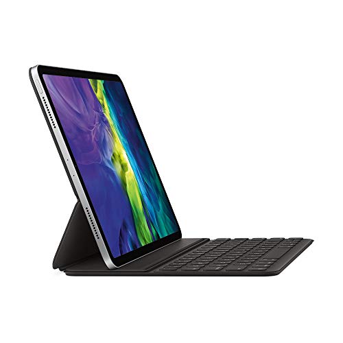 Apple Smart Keyboard Folio: iPad Keyboard case for iPad Pro 11-inch (1st, 2nd, 3rd, 4th Generation) and iPad Air (4th, 5th Generation), Two Viewing Angles, Front Back Protection, German - Black