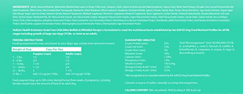 Health Extension Little Bites Dry Dog Food, Natural Food with Vitamins and Minerals, Suitable for All Puppies, Grain Free Buffalo and Whitefish Recipe with Whole Vegetable and Berries (10 Pound / 4.5 kg)