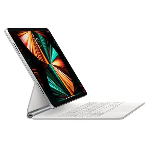 Apple Magic Keyboard: iPad Keyboard and case for iPad Pro 12.9‑inch (3rd, 4th, 5th and 6th Generation), Great Typing Experience, Built-in trackpad, US English - White