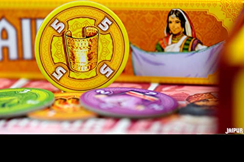 Jaipur Board Game (New Edition) | Strategy Game for Adults and Kids | Trading, Fun Tactical Game | Ages 10 and up | 2 Players | Average Playtime 30 Minutes | Made by Space Cowboys