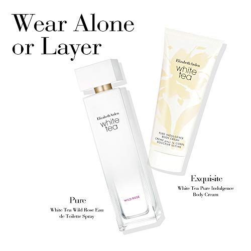 Elizabeth Arden White Tea Eau De Toilette Spray Perfume for Women, Wild Rose, 1.7 Oz.