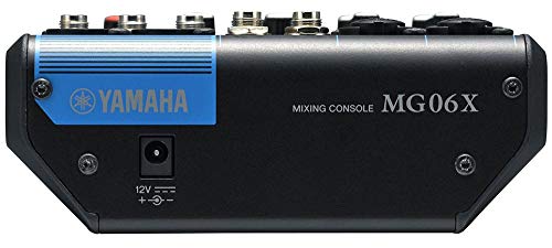 YAMAHA MG06X 6-Input Compact Stereo Mixer with Effects