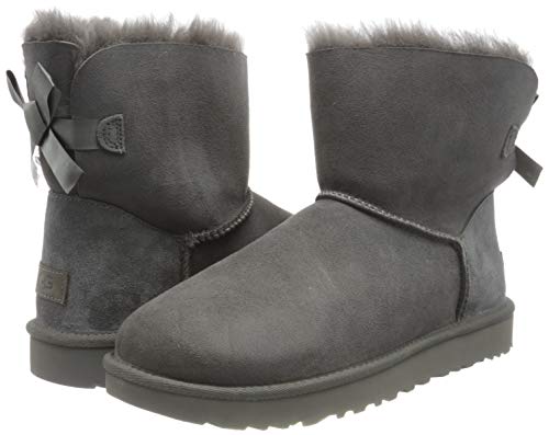 UGG Women's Mini Bailey Bow Ii Boot, Grey, 7