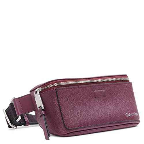 Calvin Klein Women's Millie Novelty Belt Bag, Eggplant, One Size
