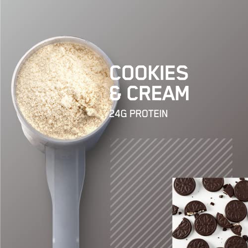 Optimum Nutrition Gold Standard 100% Micellar Casein Protein Powder, Slow Digesting, Helps Keep You Full, Overnight Muscle Recovery, Cookies and Cream, 1.81 Pound (Packaging May Vary)