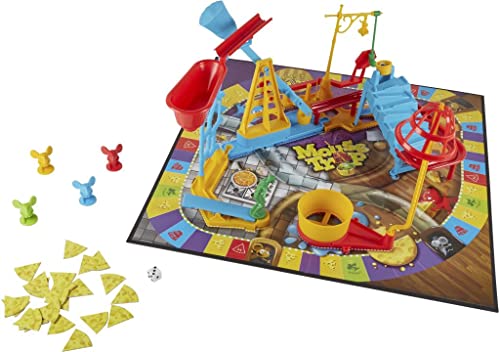 Hasbro Gaming Mouse Trap Board Game for Kids Ages 6 and Up, Classic Game for 2-4 Players, with Easier Set-Up Than Previous Versions
