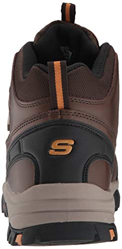 Skechers Men's RELMENT-TRAVEN Hiking Boot, dkbr, 12 Medium US