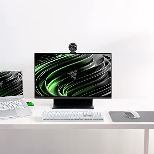 Razer Kiyo Pro Streaming Webcam: Full HD 1080p 60FPS - Adaptive Light Sensor - HDR-Enabled - Wide-Angle Lens with Adjustable FOV - Works with Zoom/Teams/Skype for Conferencing and Video Calling