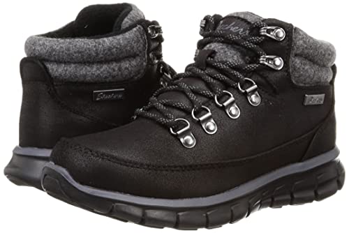 Skechers Women's Easy Going-Warm Escape Fashion Boot, Black, 7