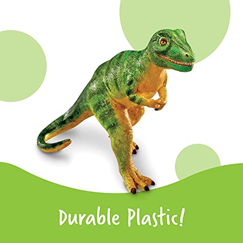 Learning Resources Jumbo Dinosaurs - 5 Pieces, Ages 3+ Toddler Learning Toys, Dinosaurs for Toddlers, Dinosaurs Figures, Kids' Play Dinosaur