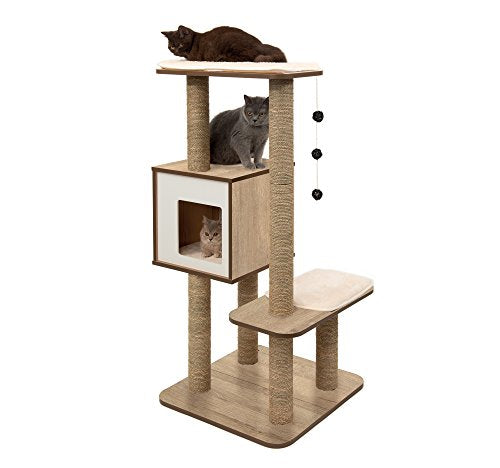 Vesper Cat Tree, High Base, Black , 52046