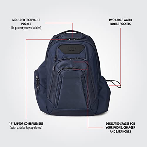 OGIO AC OG GAMBIT PRO BKPK NVY 22, Medium, Navy