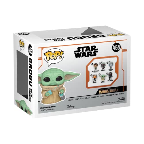 Funko Pop! and Tee: The Mandalorian - Grogu with Cookies - S