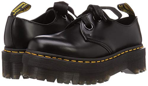 Dr. Martens Women's Holly Loafer Flat, Black Buttero, 9