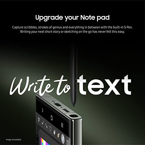 SAMSUNG Galaxy S23 Ultra Cell Phone, Factory Unlocked Android Smartphone, 256GB Storage, 200MP Camera, Night Mode, Long Battery Life, S Pen, Adaptive Display, US Version, 2023, Cream