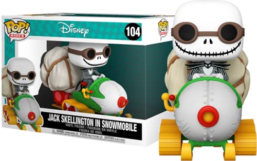 Funko POP Ride Super Deluxe: Nightmare Before Christmas - Jack and Snowmobile, Multicolor (49146)