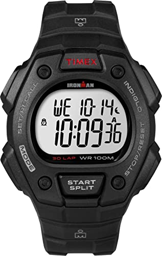Timex Men's T5K822 Ironman Classic 30 Black Resin Strap Watch