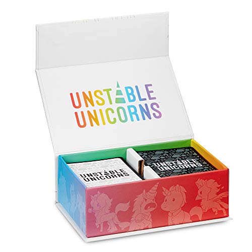 TeeTurtle Unstable Unicorns Base Game - A Strategic Card Game and Party Game for Adults and Teens