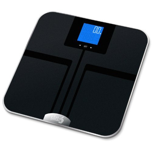 EatSmart Digital Body Fat Scale with Auto Recognition Technology, Black