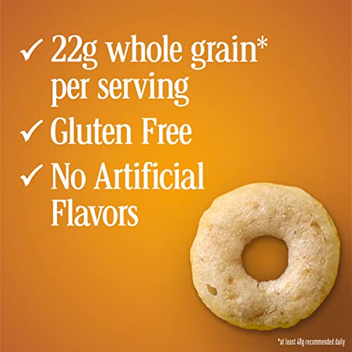 Honey Nut Cheerios Heart Healthy Cereal, Gluten Free Cereal With Whole Grain Oats, 10.8 OZ