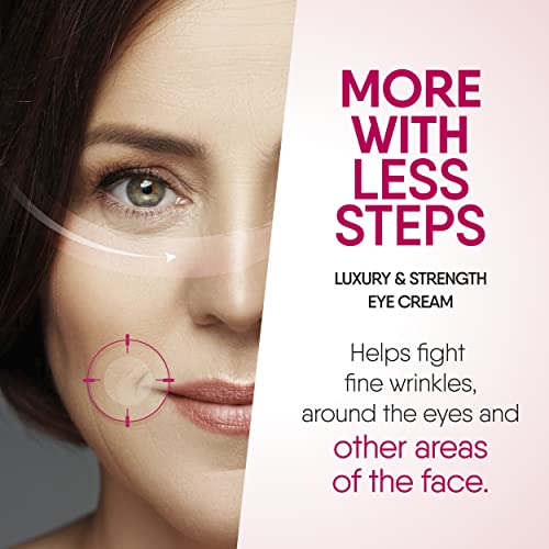 CICATRICURE Eye Anti-Wrinkle Cream for Face With Peptides and Micronized Vitamins for Fine Lines and Wrinkles, Dark Circles and Eyes Bags | Long- Lasting Hydration, Oil-Free, 1 oz