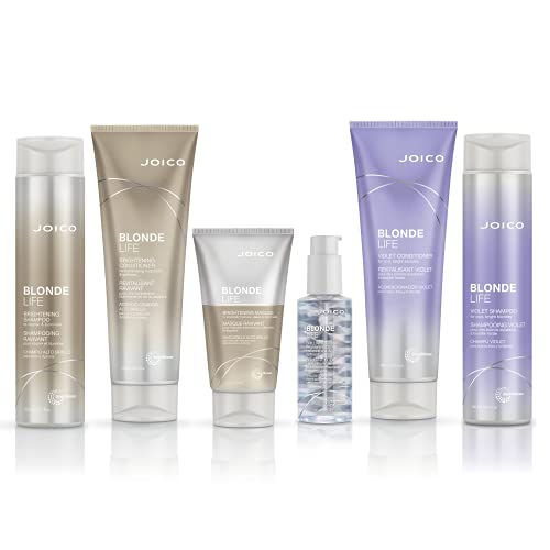 Blonde Life Violet Conditioner | For Cool and Bright Blonde Hair | Neutralize Brassy Tones | Banish Yellow Tones | Boost Shine | Sulfate Free | With Monoi and Tamanu Oil | 8.5 Fl Oz