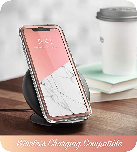i-Blason Cosmo Series Case for iPhone 11 Pro 5.8 inch, Slim Full-Body Stylish Protective Case with Built-in Screen Protector (Marble)