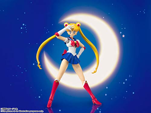 TAMASHII NATIONS Sailor Moon -Animation Color Edition- Pretty Guardian Sailor Moon, Bandai shii Nations S.H. Figuarts , Black