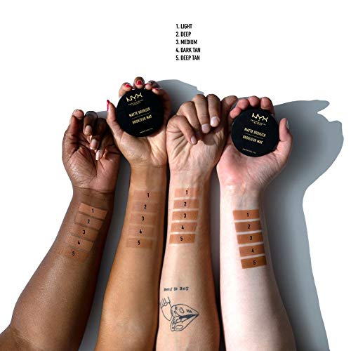 NYX PROFESSIONAL MAKEUP Matte Bronzer, Dark Tan