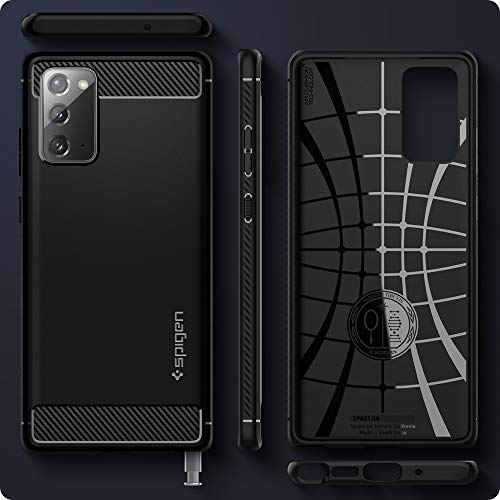 Spigen Rugged Armor Designed for Samsung Galaxy Note 20 5G Case (2020) - Matte Black