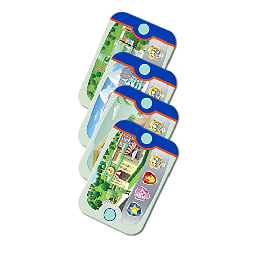 Melissa and Doug PAW Patrol Hand Puppets (4 Puppets, 4 Cards) - PAW Patrol Puppets Pretend Play for Kids