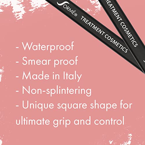Sorme Waterproof Lip Liner - Non-splintering Smearproof Lip Liner - Revitalizing with Lecithin, Vitamins C and E