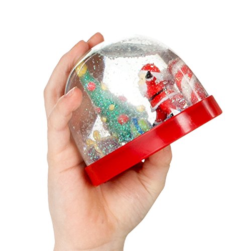 Creativity for Kids Holiday Craft Kit - Makes 3 DIY Christmas and Holiday Snow Globes for Kids