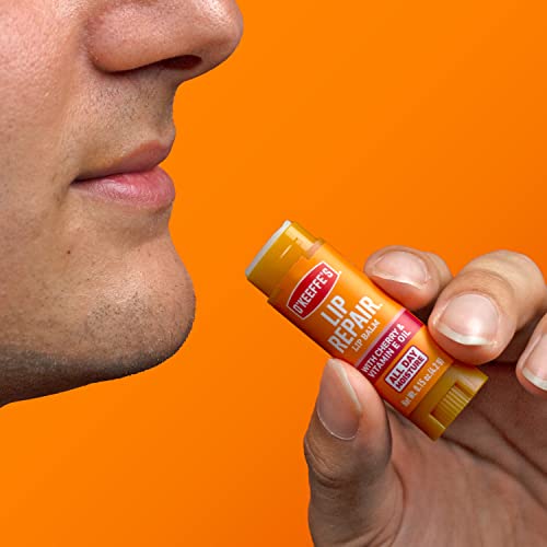 O'Keeffe's Lip Repair Lip Balm with Cherry and Vitamin E Oil, Stick, Twin Pack