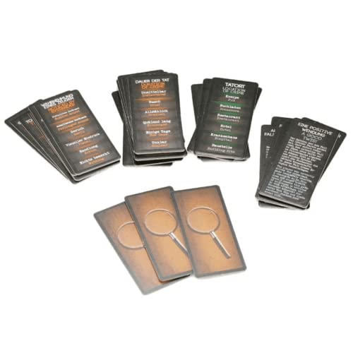 Grey Fox Games Deception: Murder in Hong Kong Board Game, Fast Pace Murder Mystery, 20 min, 4-12 Players, Age 14+ ...Who Among You Can See Through The Lies or is Capable of Not Getting Caught