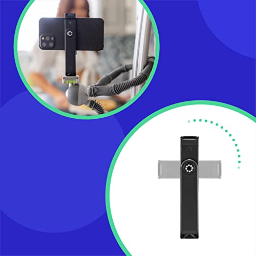 JOBY PodZilla Large Kit, Flexible Tripod with GripTight 360 Phone Mount, Phone Tripod from The Creators of GorillaPod, Compatible with iPhone, Smartphones, Action Cameras or Devices up to 2.5Kg, Grey