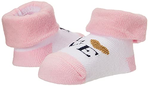 Hudson Baby Infant Girl Headband and Socks Giftset Navy Love, One Size