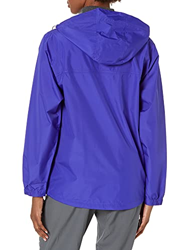 FROGG TOGGS Women's Java Toadz 2.5 Ultra Light Waterproof Breathable Rain Jacket, Purple, X-Large