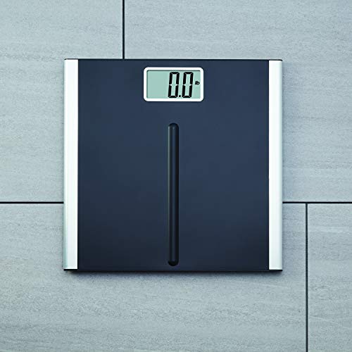 Eat Smart Precision Premium Digital Bathroom Scale with 3.5 inch Readout Display and 'Step-On' Technology, Bath Scale for Body Weight, 400 lb Capacity, Black