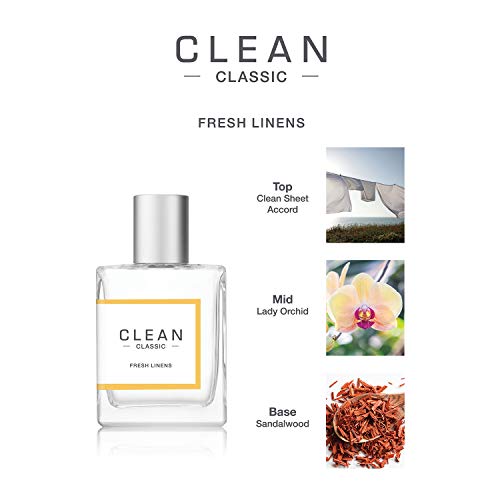 CLEAN CLASSIC Eau de Parfum Light, Casual Perfume Layerable, Spray Fragrance Vegan, Phthalate-Free, and Paraben-Free , 60mL