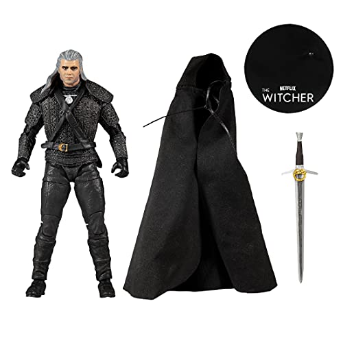 McFarlane Toys The Witcher (Netflix) Geralt of Rivia 7' Action Figure with Accessories