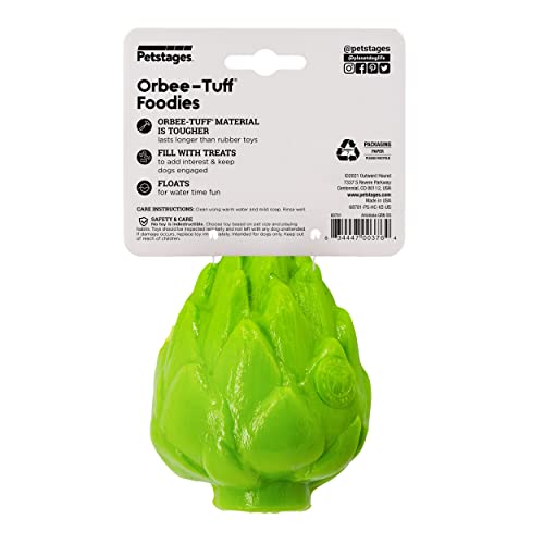 Planet Dog Orbee-Tuff Artichoke Treat-Dispensing Dog Chew Toy