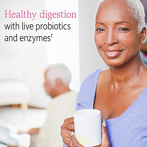 Garden of Life Multivitamin for Women 50 and Over, Vitamin Code Women 50 and Wiser Multi, Vitamins for Women 50 Plus with B Vitamins, Vitamins A, C, D3, E and K, CoQ10, Probiotics and Enzymes, 120 Capsules