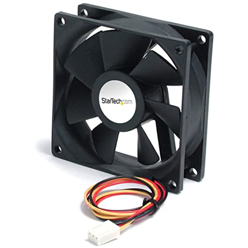 StarTech.com 60x20mm Replacement Ball Bearing Computer Case Fan w/ TX3 Connector - 3 pin case Fan - TX3 Fan - 60mm Fan (FAN6X2TX3), Black