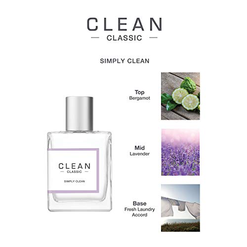 CLEAN CLASSIC Eau de Parfum Light, Casual Perfume Layerable, Spray Fragrance Vegan, Phthalate-Free, and Paraben-Free