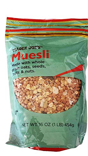 Trader Joes Muesli Made with Whole Grain Oats, Seeds, Fruits and Nuts