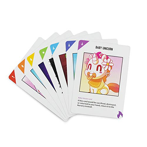 Unstable Unicorns Rainbow Apocalypse Expansion Pack - Designed to be Added to Your Card Game, Black