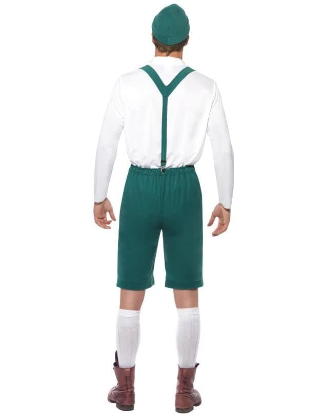 Smiffys men Oktoberfest Adult Sized Costume, Green, XL - US Size 46 -48
